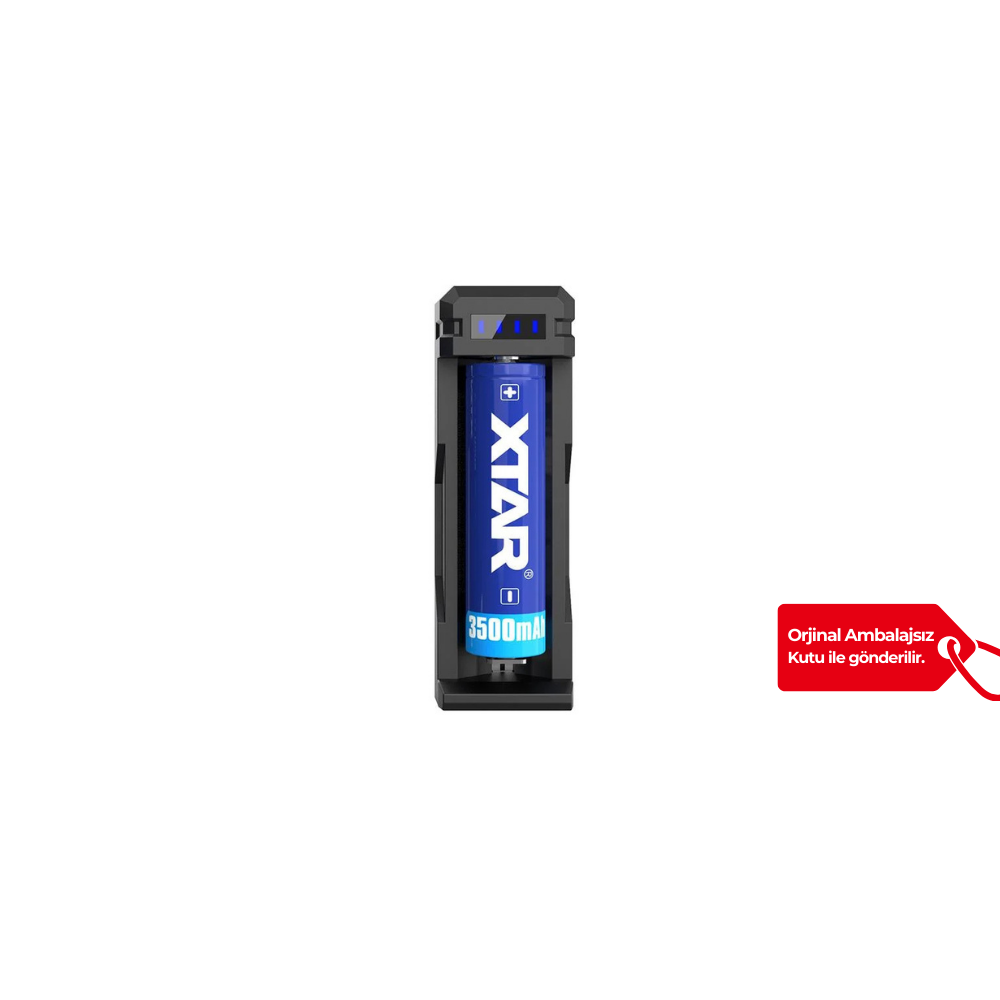 Xtar SC1 - Taşınabilir Hızlı Li-ion Pil Şarj Cihazı - 1li - K