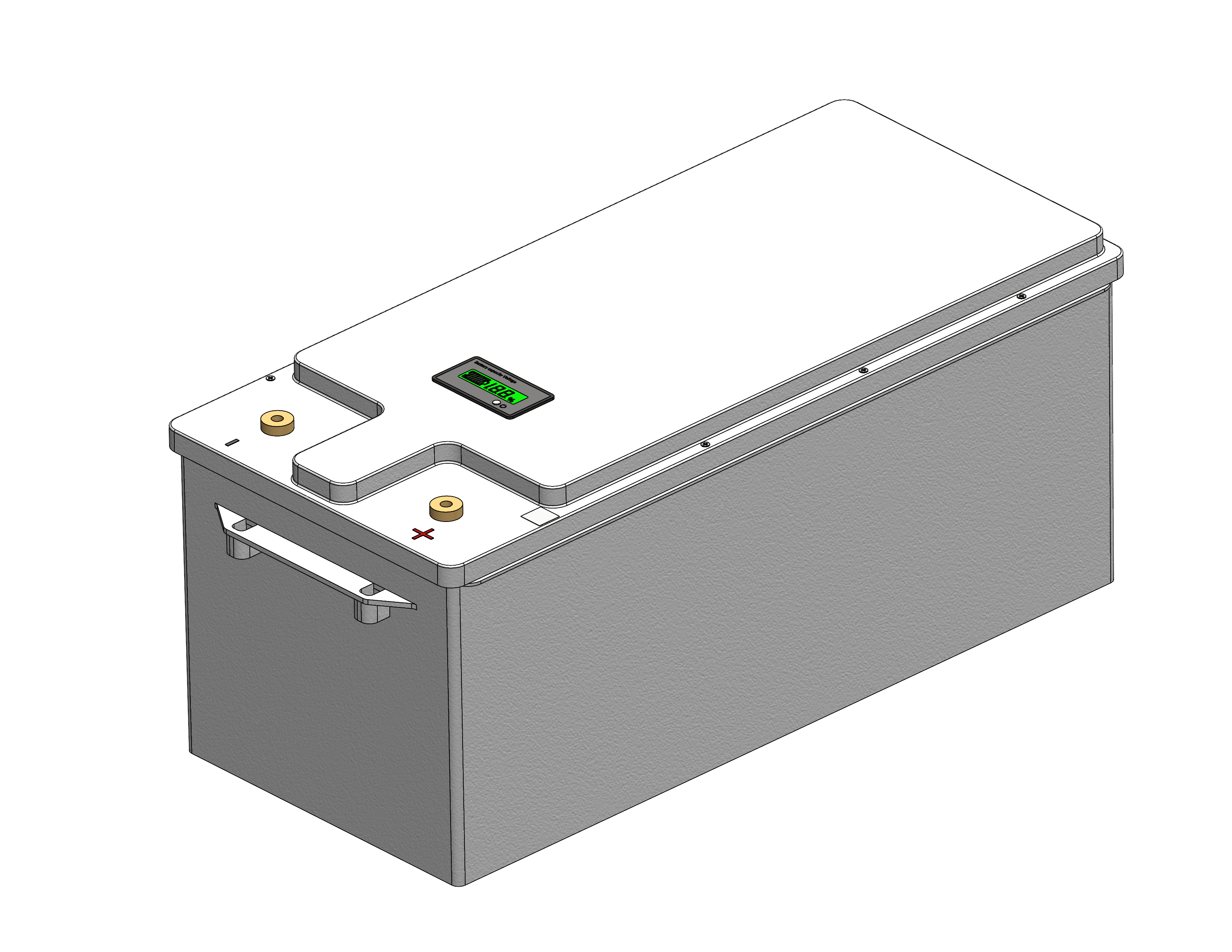BPM  12.8V 200Ah LiFePO4 Lityum Akü - Ekranlı