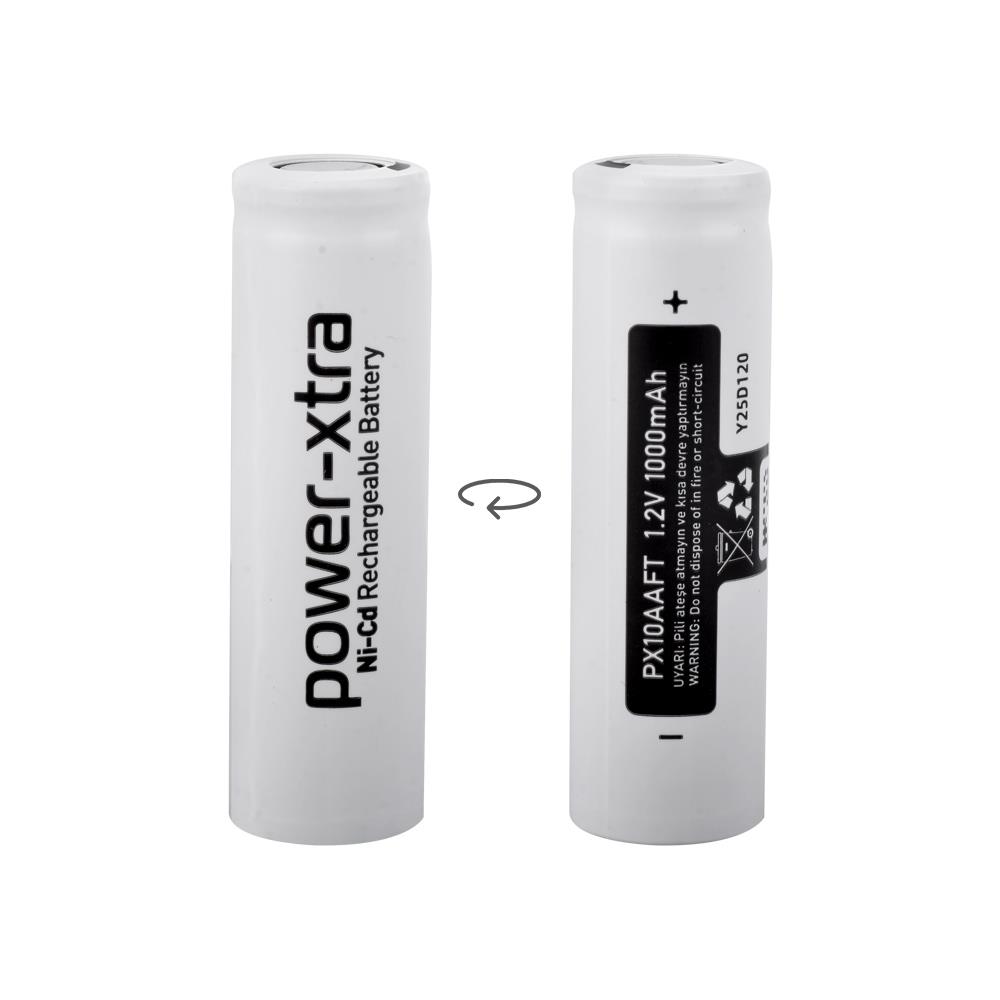Power-Xtra PX10AAFT - 1.2V 1000 Mah - AA - Ni-Cd Şarjlı Pil - Başsız