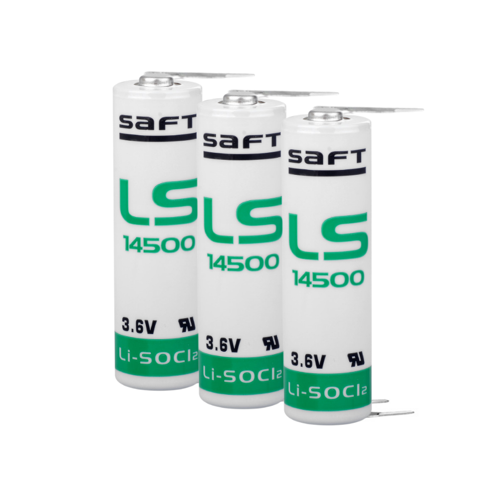 Saft LS 14500 AA Size - 3PT Lithium Pil - 3 Pinli (3 Lü Paket)