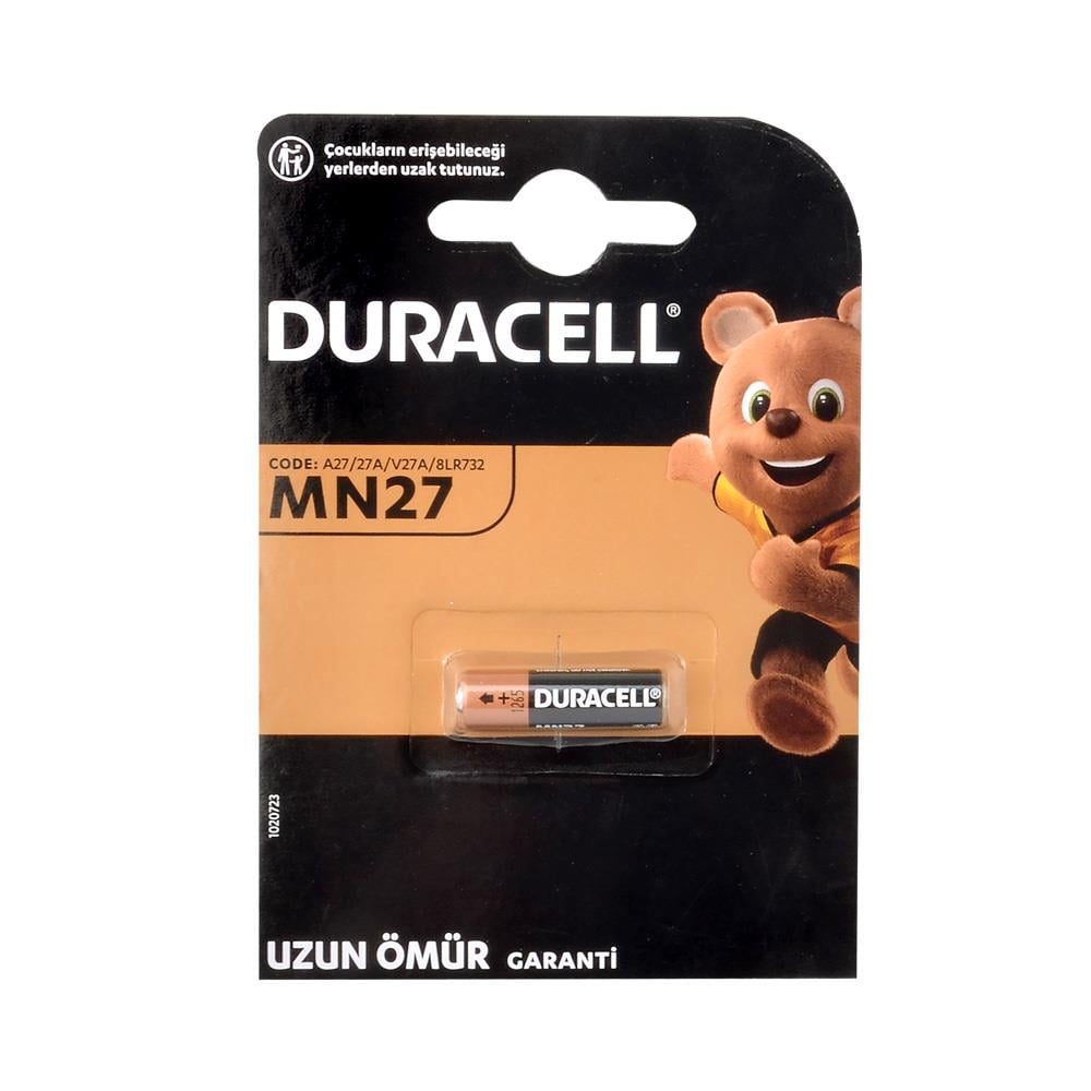Duracell MN27, A27, 27A 12V Pil 1li