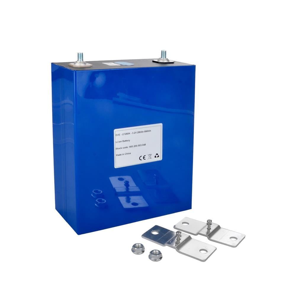 EVE LF280K - 3.2V 280Ah LiFePo4 Prizmatik Pil - B Grade - with screws and busbar