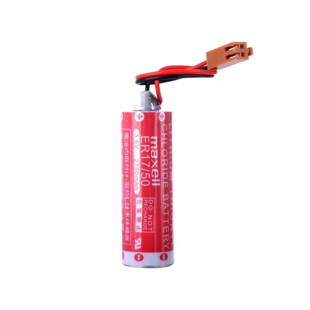 Maxell ER17/50 A 3.6V Lithium Batarya Kablo - Konnektör