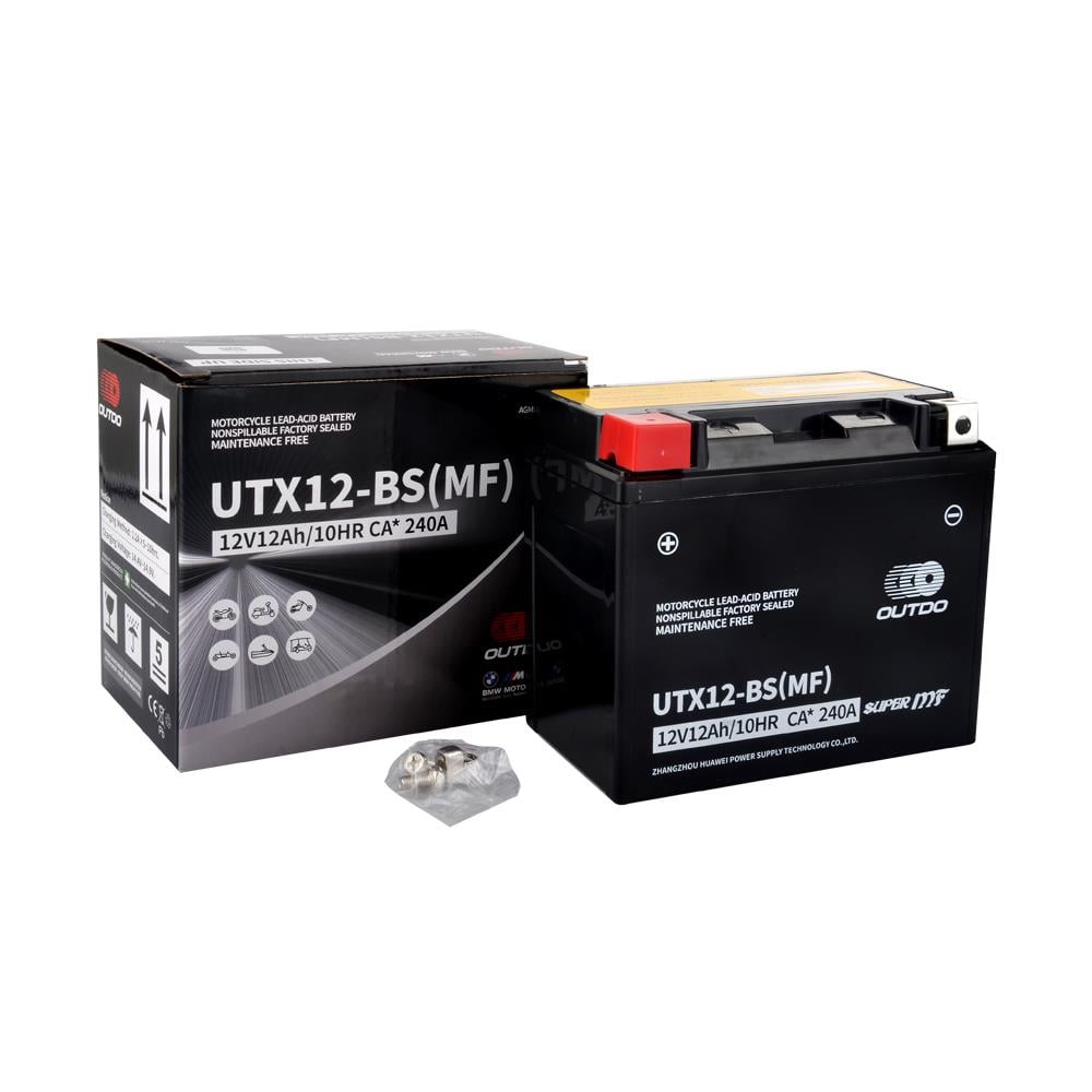 Outdo UTX12-BS 12V 12 Ah Motosiklet Aküsü