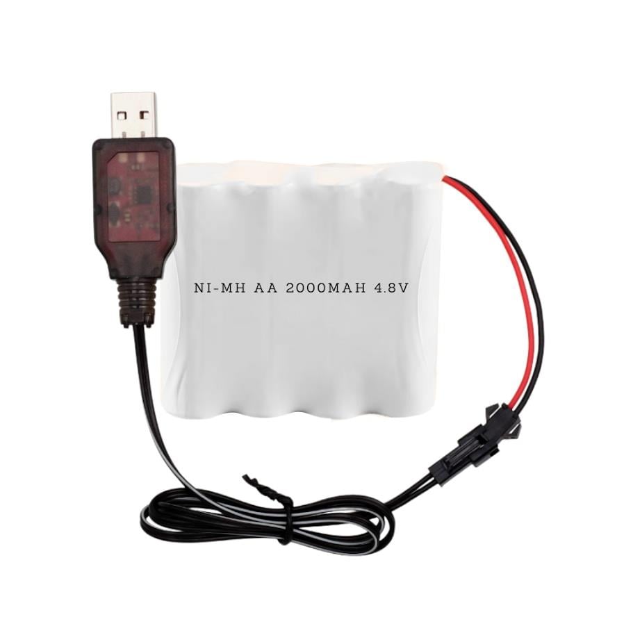 PB 4.8V 2000 mAh Şarjlı Oyuncak Bataryası ve Şarj Cihazı