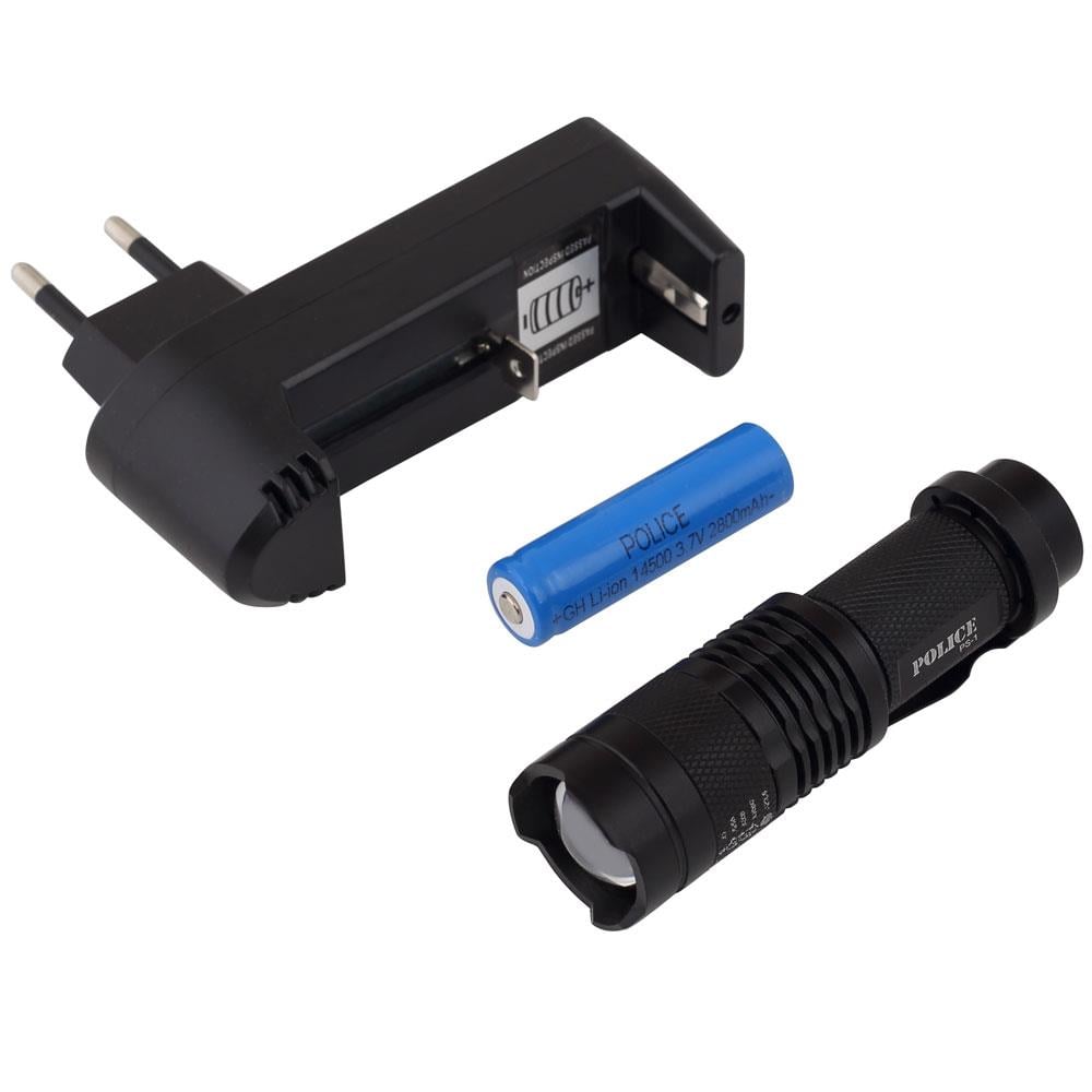 Police PS-1 (PS-8468) Cree Led Şarj Edilebilir El Feneri