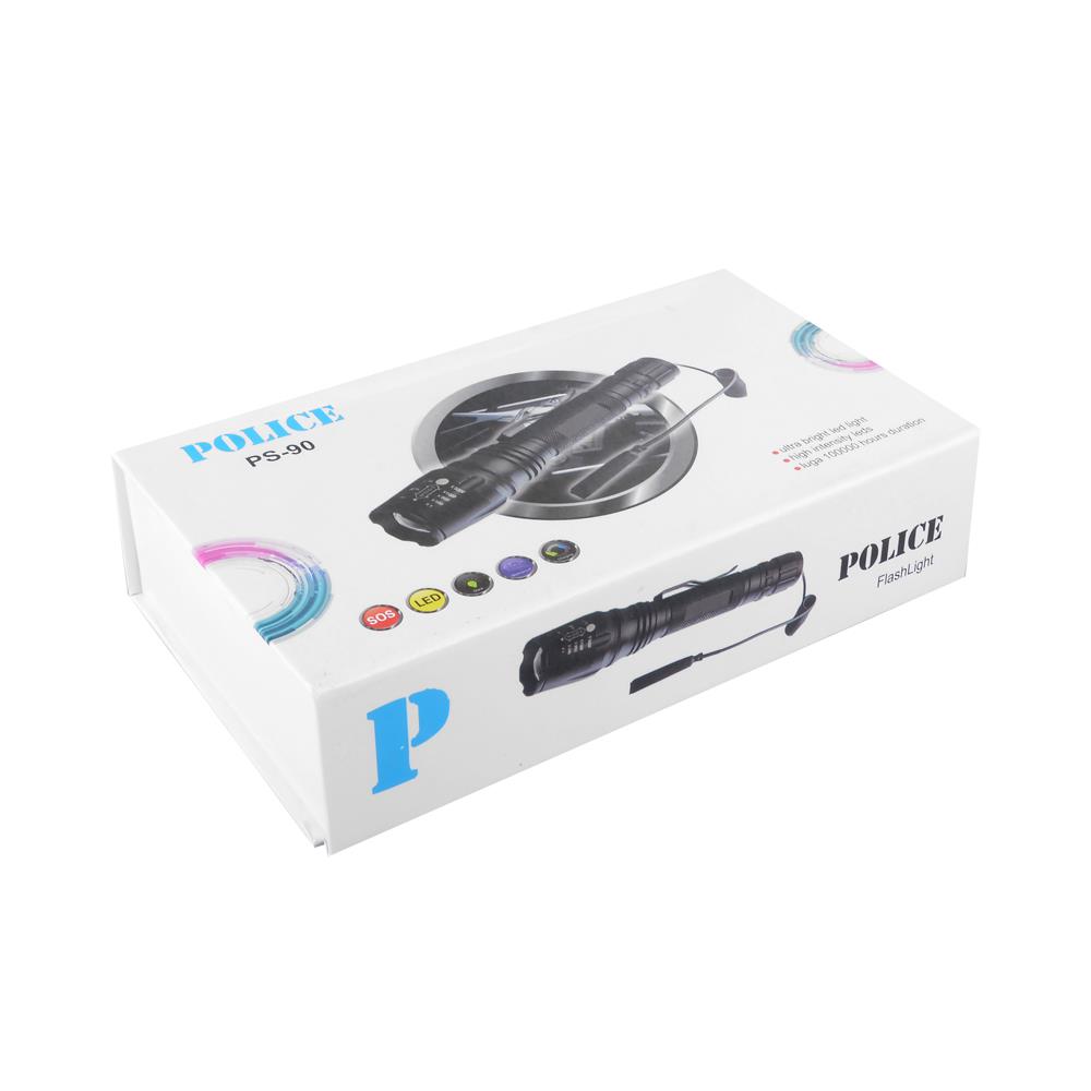 Police PS-90 T6 Led Tüfek Aparatlı Şarjlı El Feneri 2 x 18650