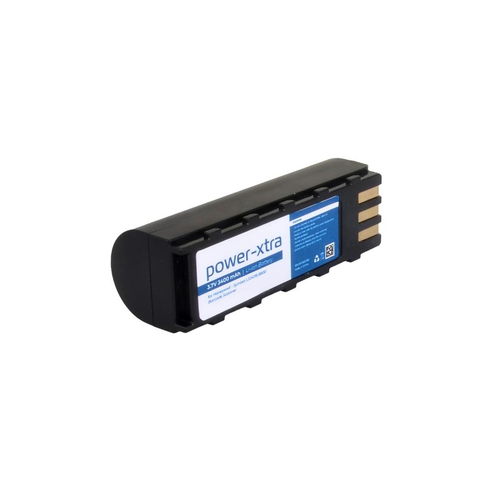 Power-Xtra - Honeywell - Symbol LS3478 / 8800 Yüksek Kapasiteli Barkod Tarayıcı Bataryası - 3.7V 3400mAh Li-ion Batarya