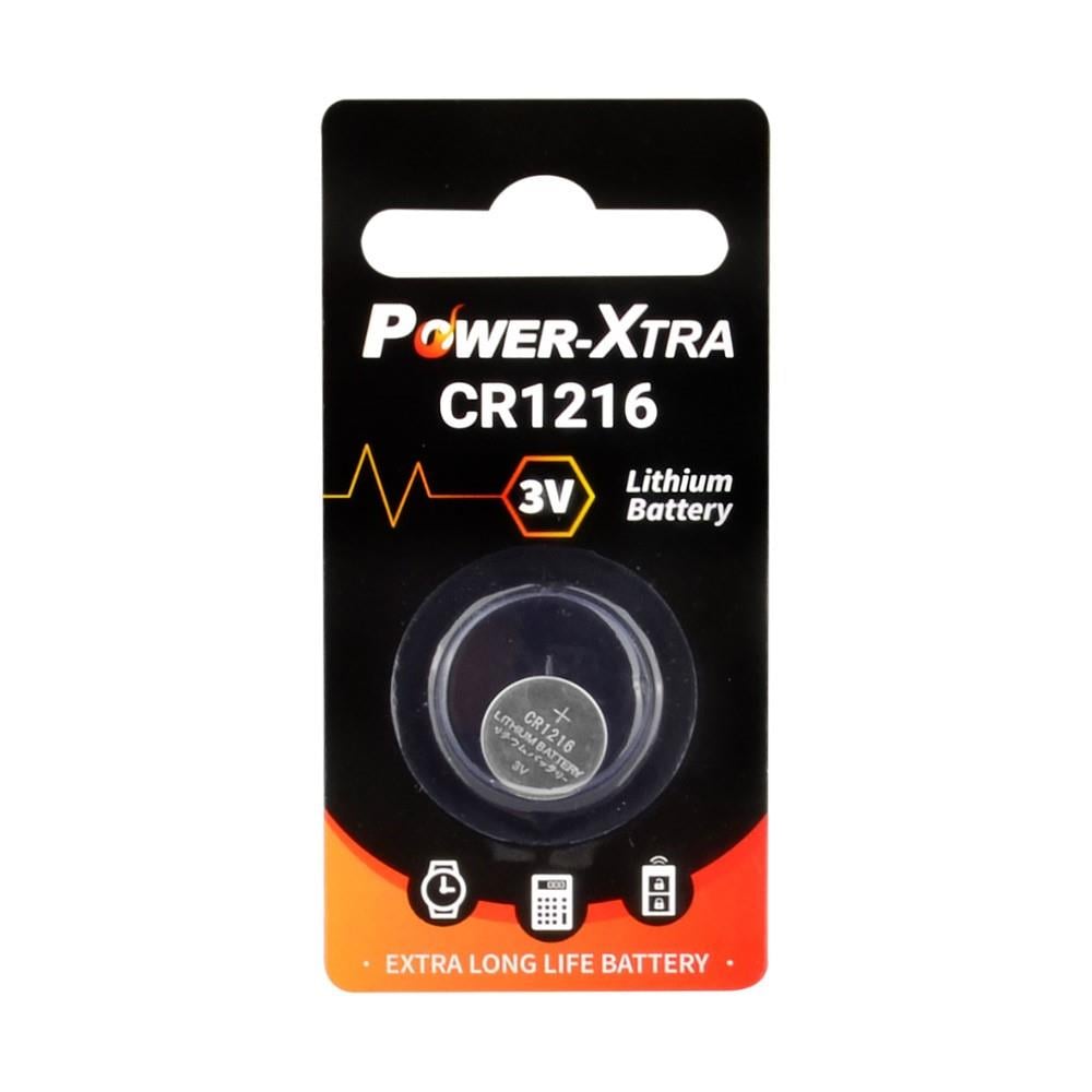 Power-Xtra CR1216 3V Lithium Pil - tekli Blister