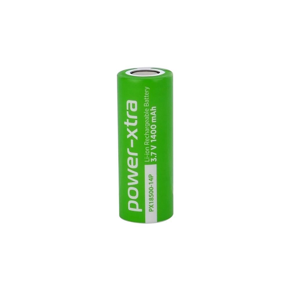 Power-Xtra PX18500-14P - 3.7V 1400 mAh Li-ion Pil - Başsız - 5C