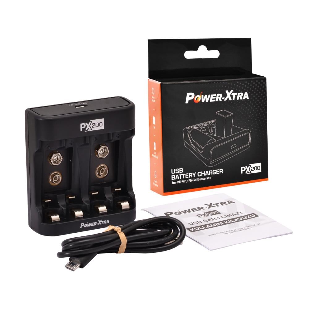 Power-Xtra PX200 Ni-Mh/Ni-Cd Şarj Cihazı