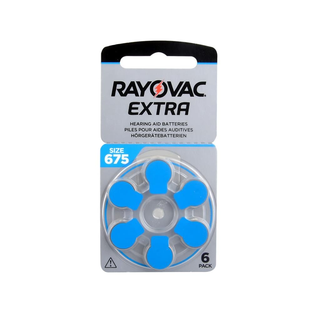 Rayovac Extra Advanced 675 Numara PR44 İşitme Cihazı Pili 6'Lı