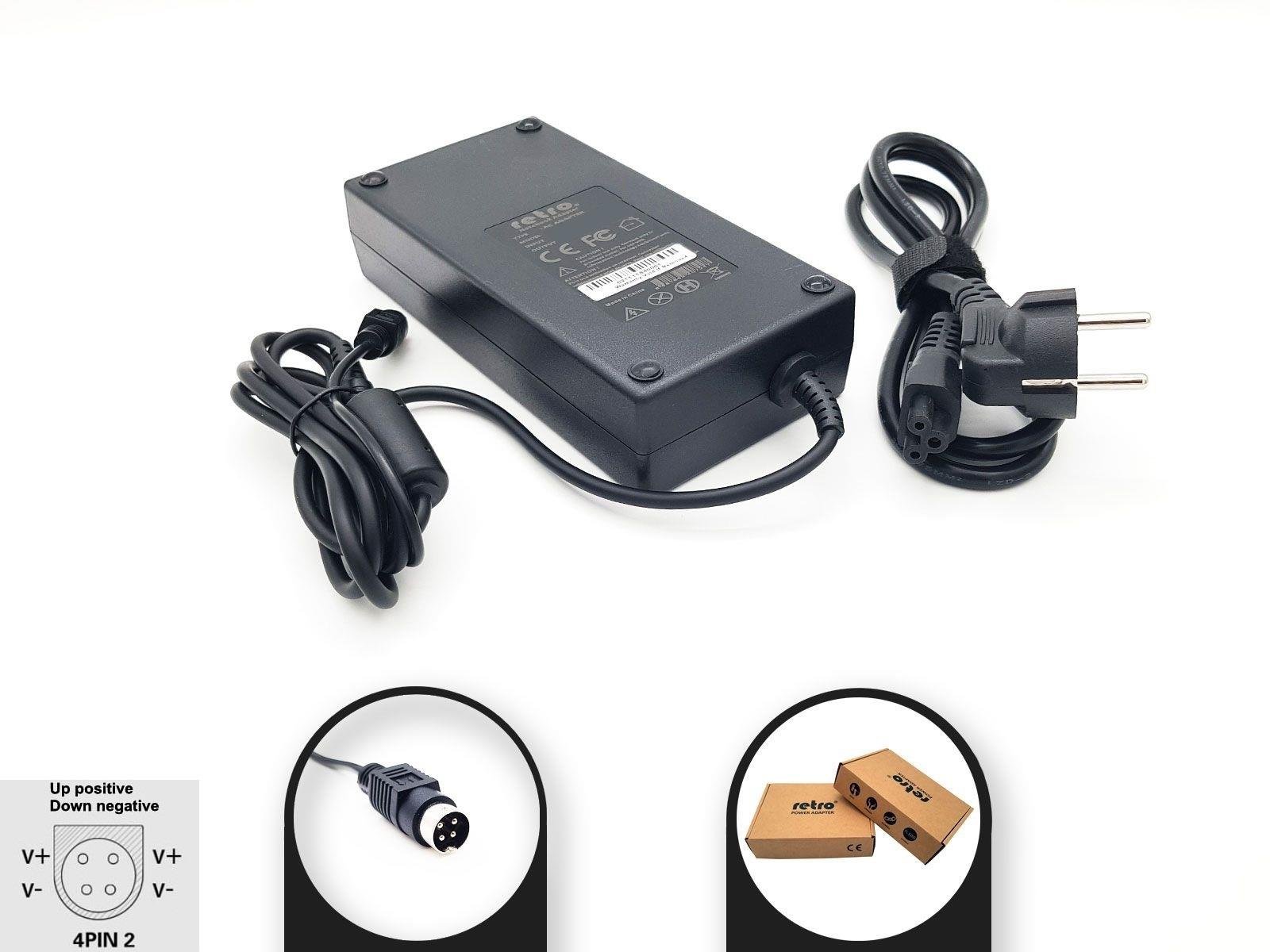 RETRO 15V 8A 120W 4-Pin DIN Erkek 4PIN2 Güç Adaptörü RNA-TS04