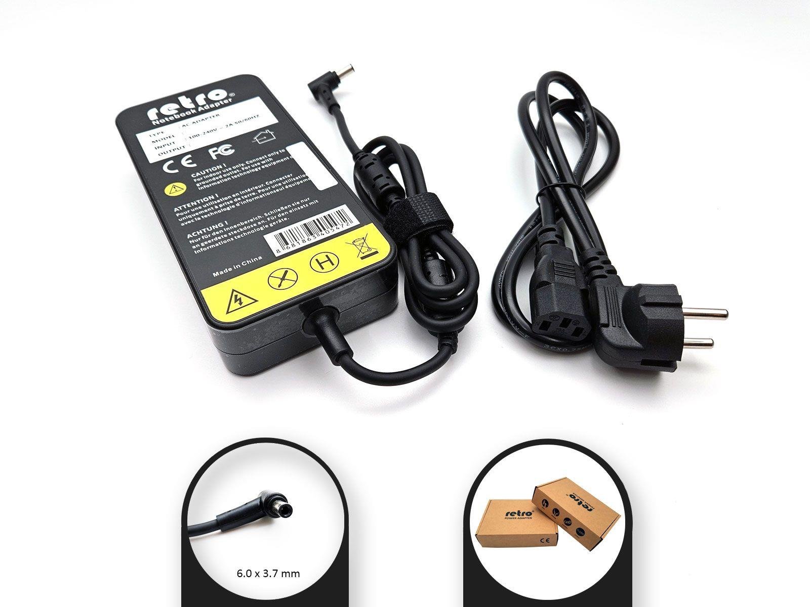 RETRO Asus 20V 14A 280W Pinli Uç (6.0 mm) Notebook Adaptör RPA-AC345