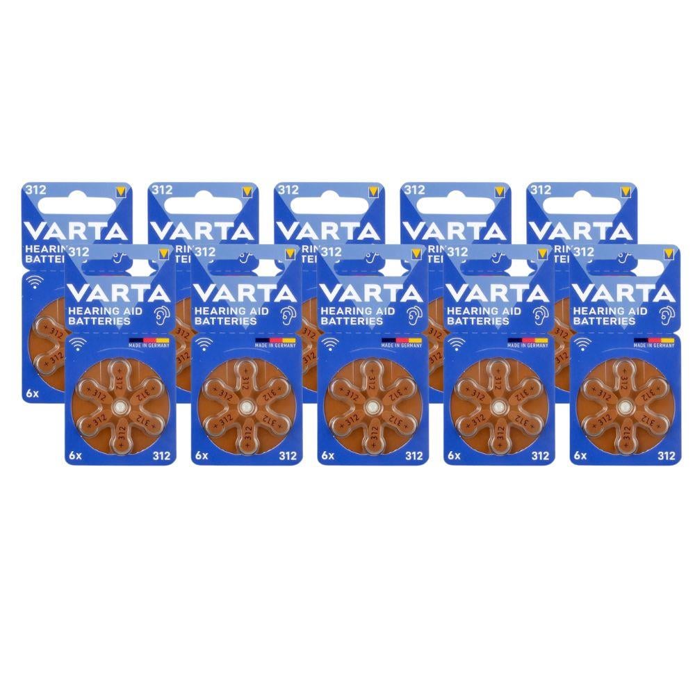 Varta 312 Kulaklık Pili 6lı Blister 10Lu Paket