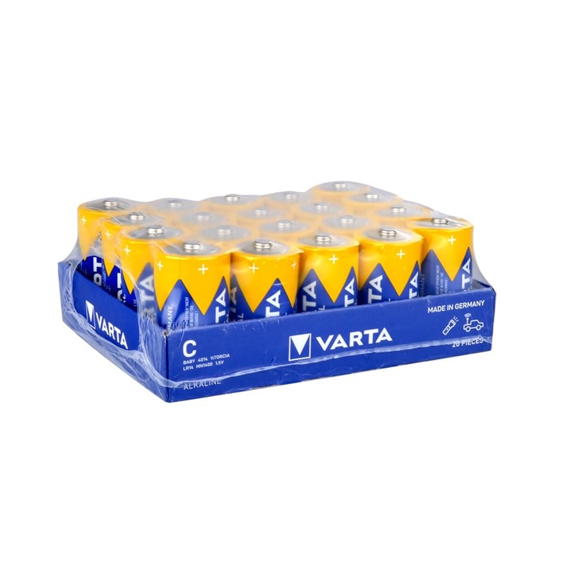 Varta Endüstriyel 20 x C Size Orta Boy Pil