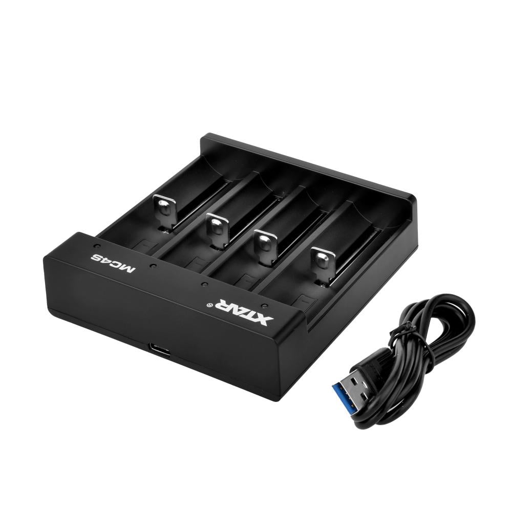 Xtar MC4S - Taşınabilir Li-ion/Ni-Mh Pil Şarj Cihazı - 4lü