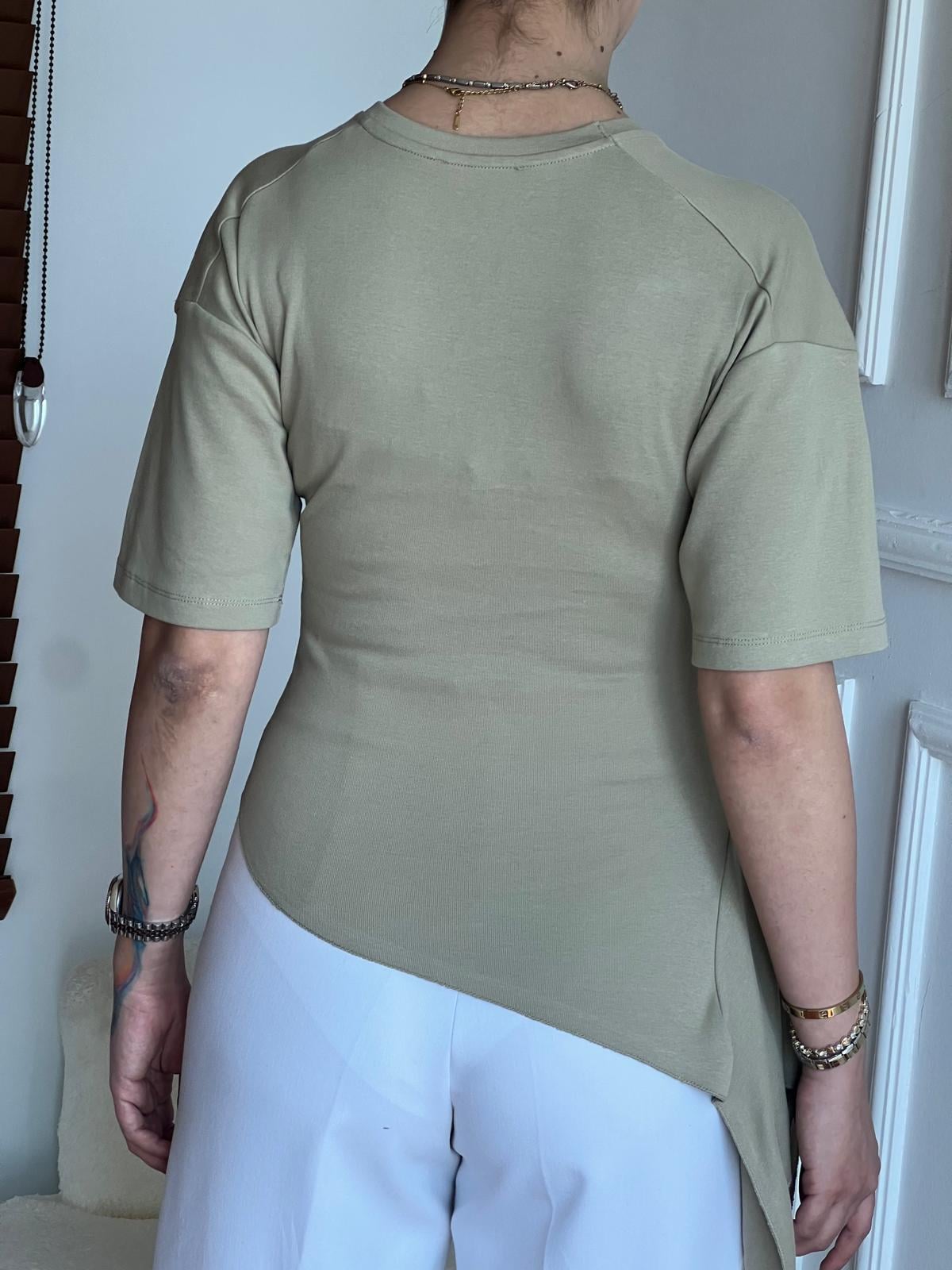 Asimetrik Tshirt 2321 Adaçayı