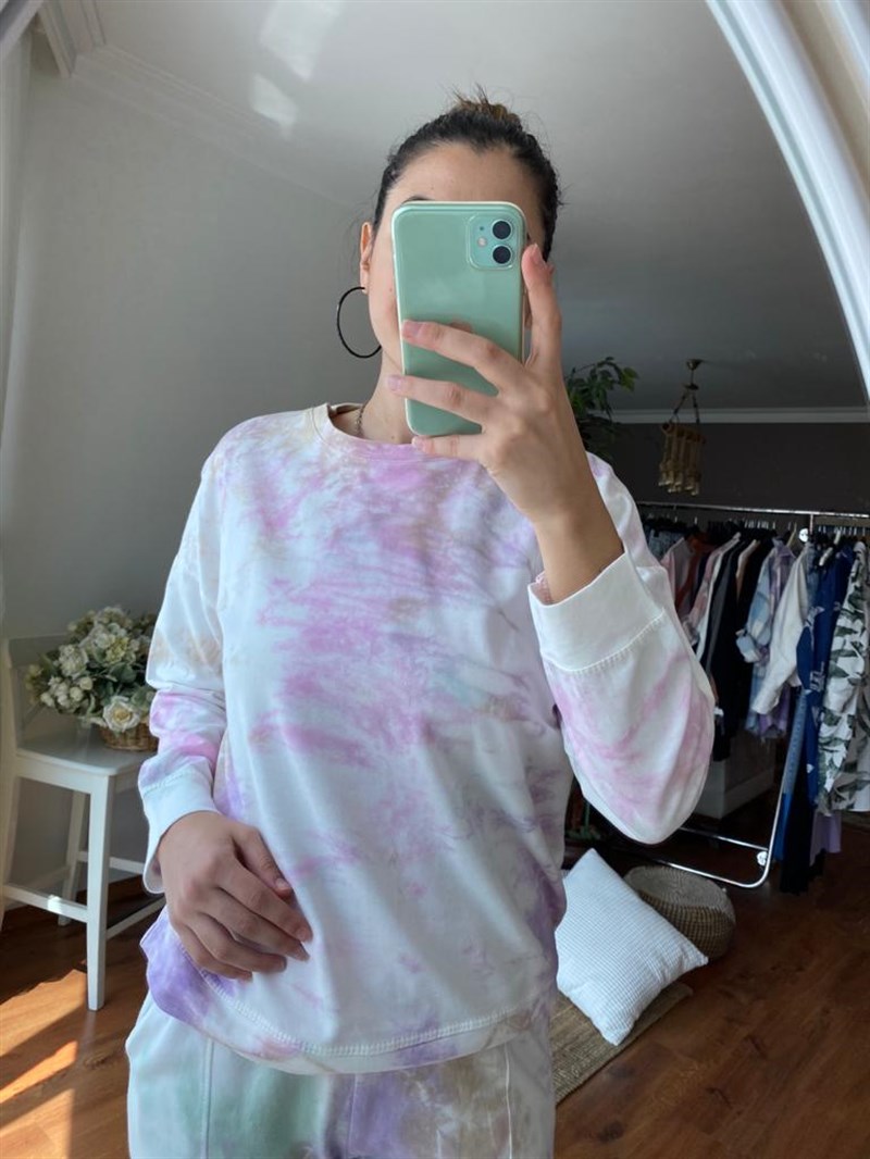 Batik Desen Eşofman Takımı 7604 Lila