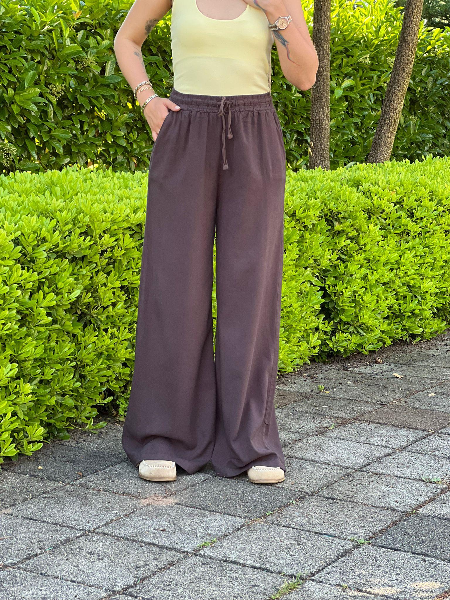 Bol Paça Gabardin Pantolon 5559 Kahverengi