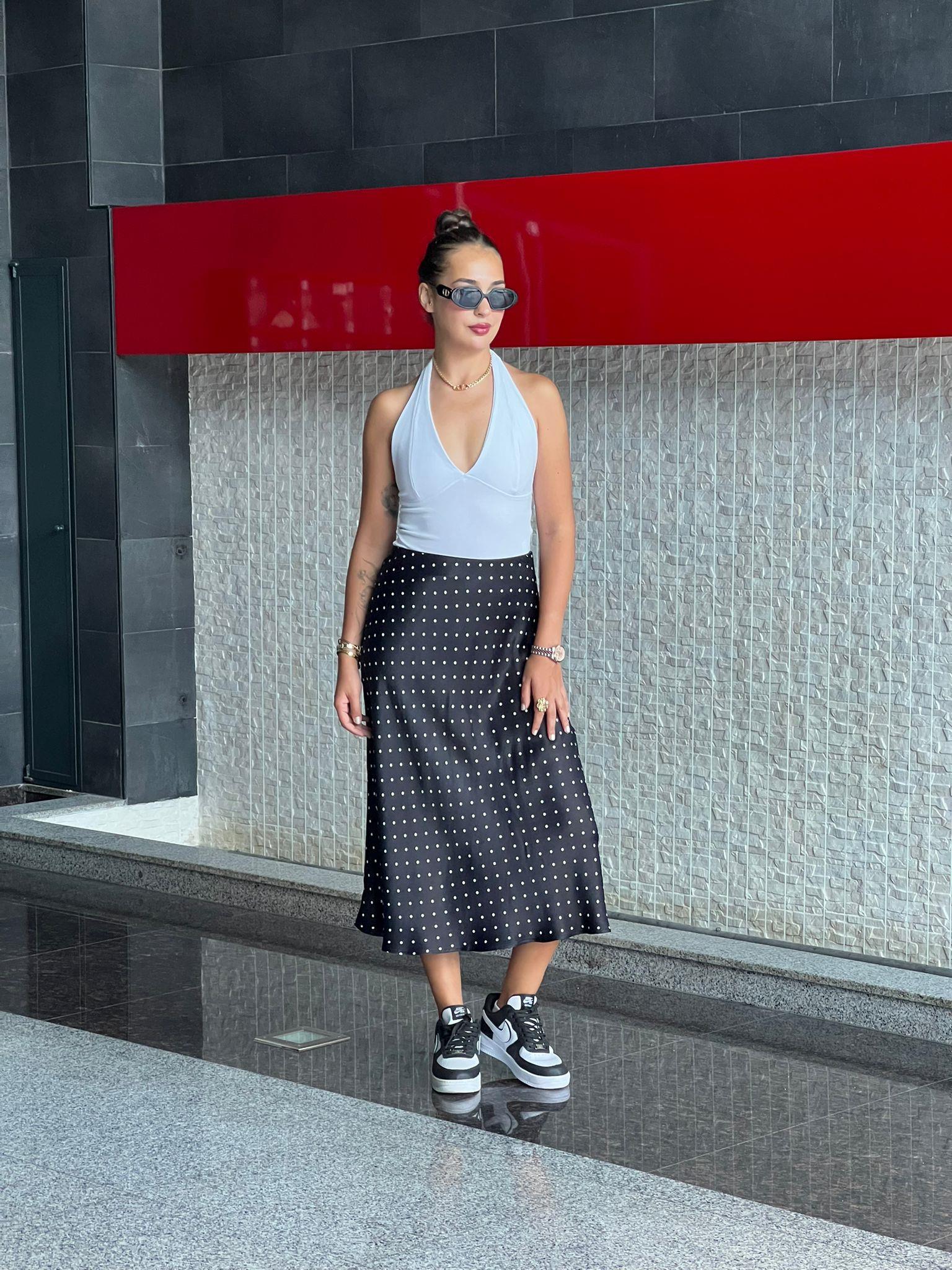 Boyundan Askılı Bluz 251032 Beyaz