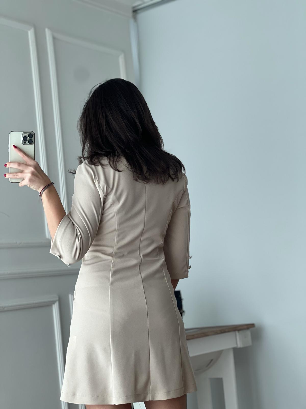 Ceket Elbise 5409 Taş