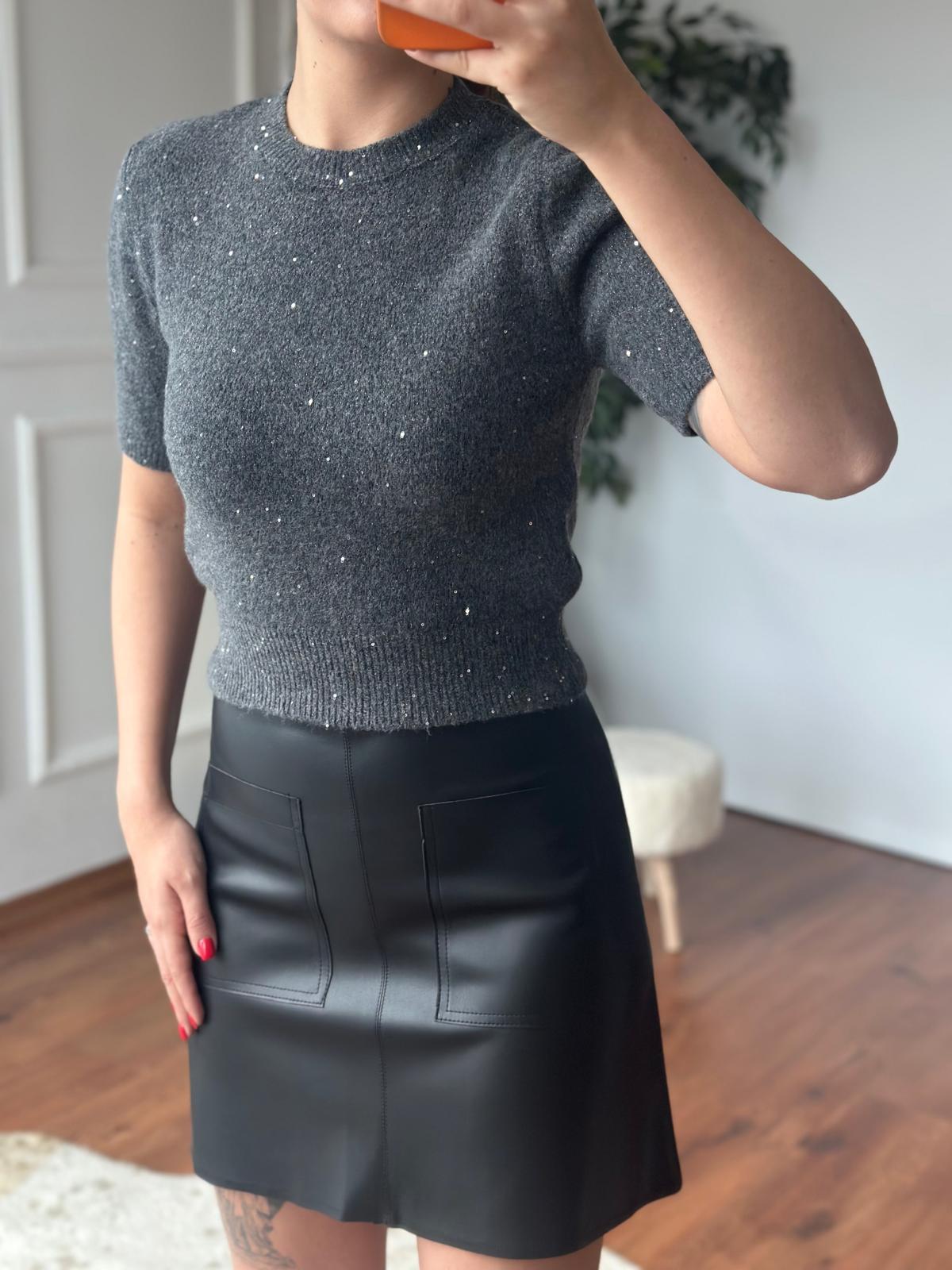 Cepli Deri Etek 16578 Siyah