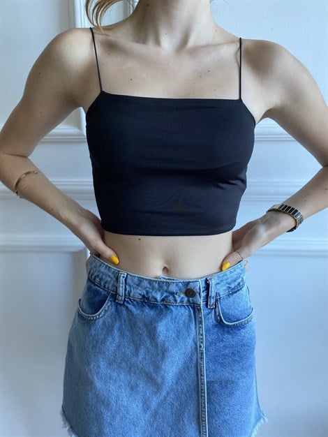 Crop Top 24049 Siyah