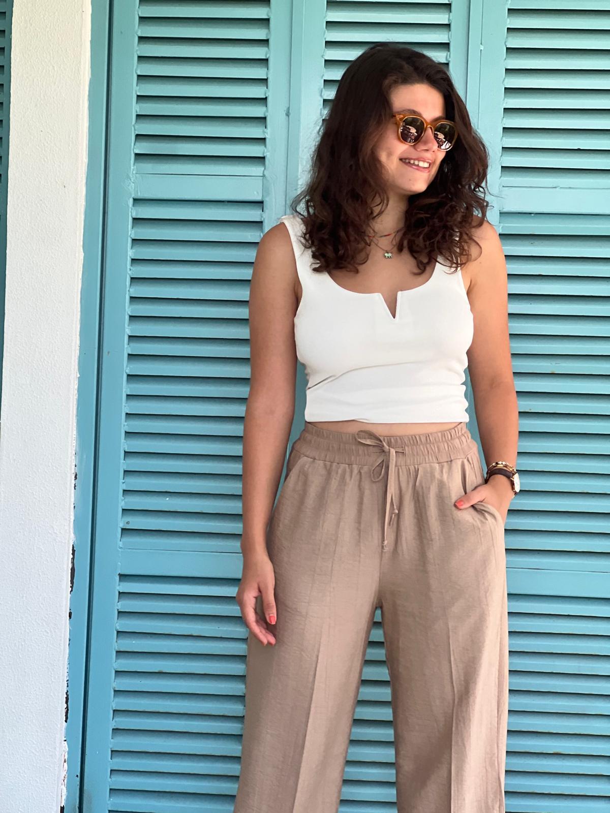 Damla Yaka Atlet 3796 Beyaz