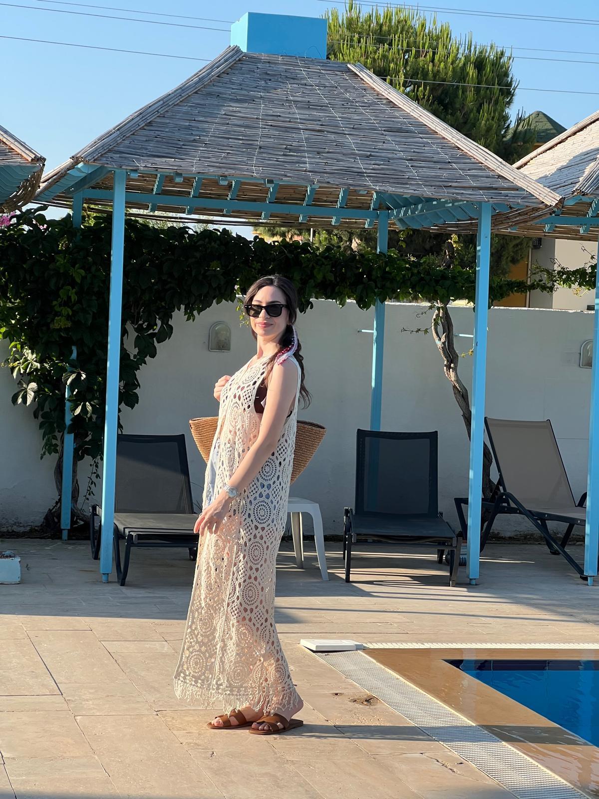 Dantel Kimono 38871 Bej