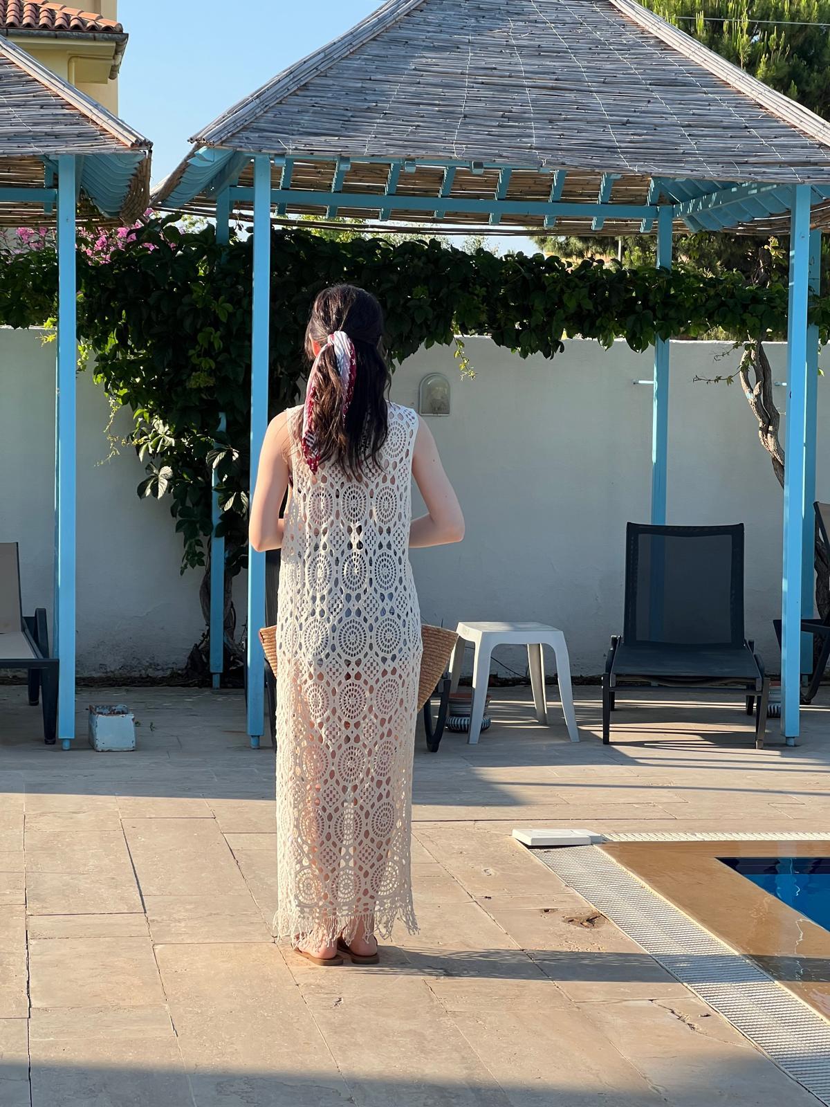 Dantel Kimono 38871 Bej