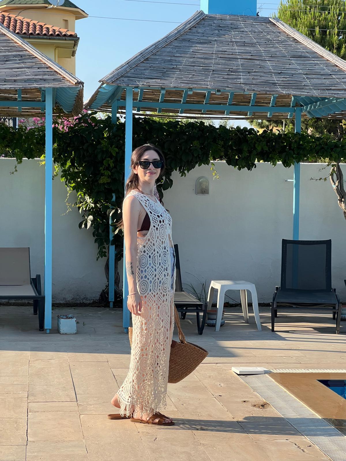 Dantel Kimono 38871 Bej