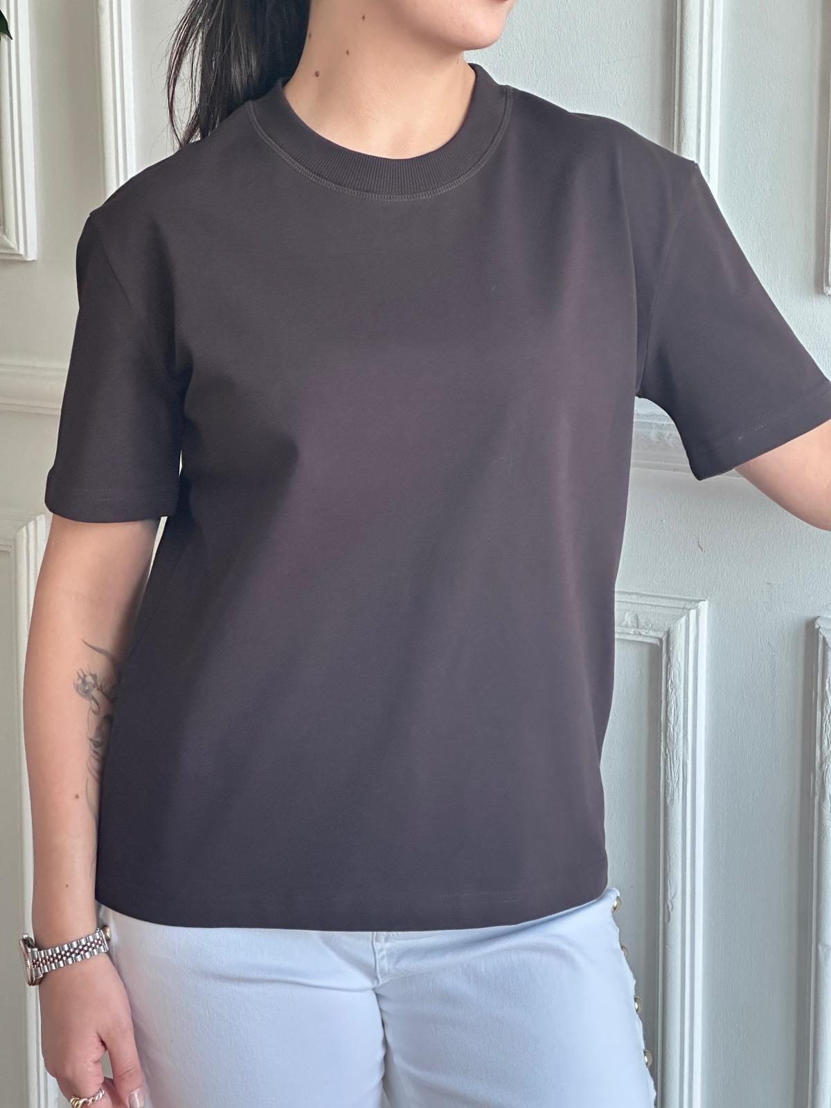 Dekoratif Dikişli Bisiklet Yaka 30312 Koyu Kahve