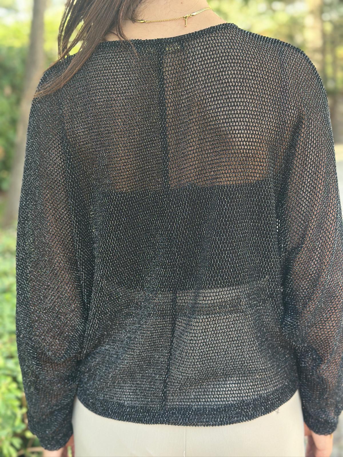 File Yarasa Kol Bluz 28432 Siyah