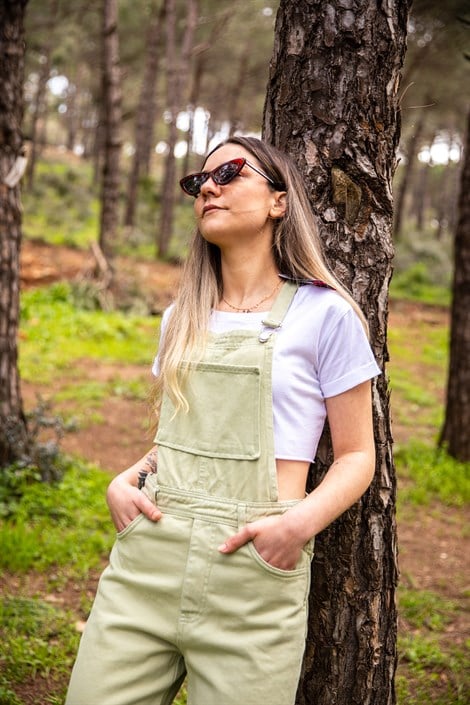 Gabardin Salopet 3755 Açık Yeşil