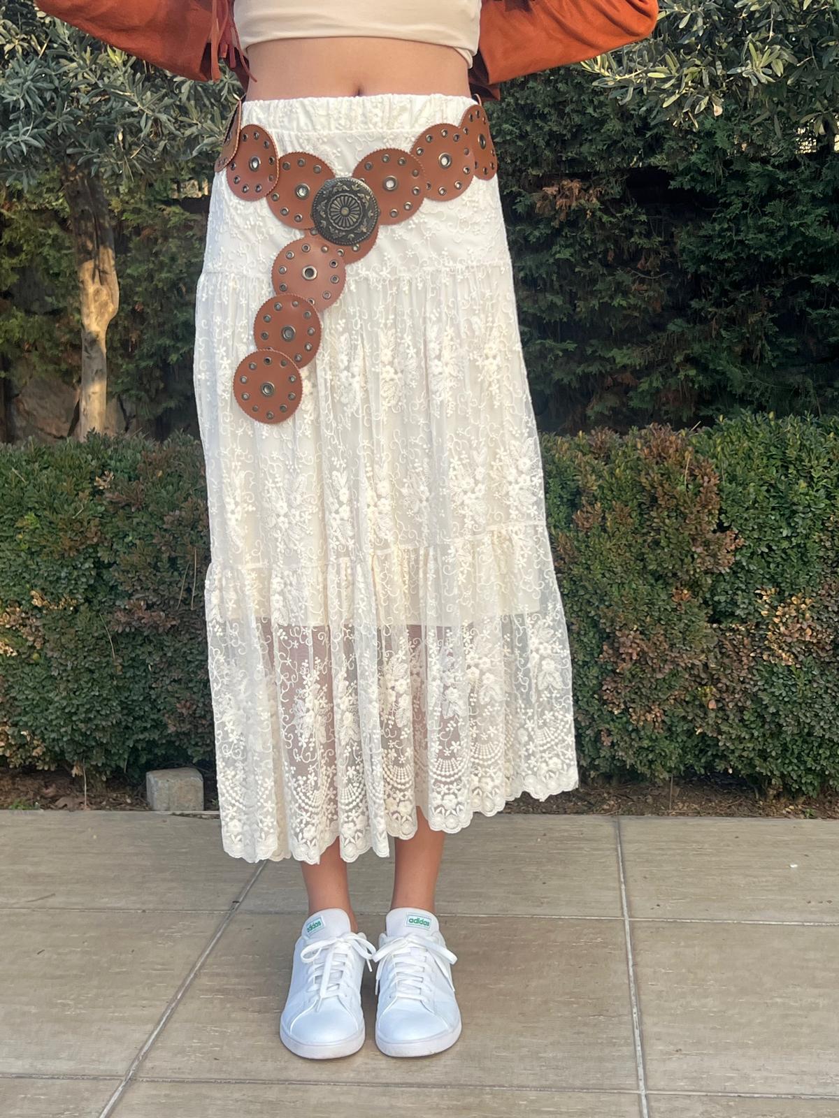 Güpür Dantel Etek 25023 Bej