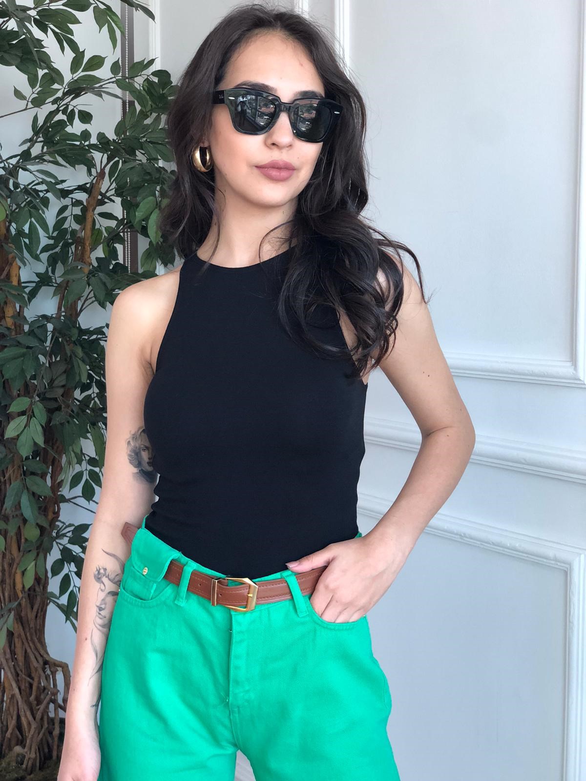 Halter Yaka Atlet 3694 Siyah