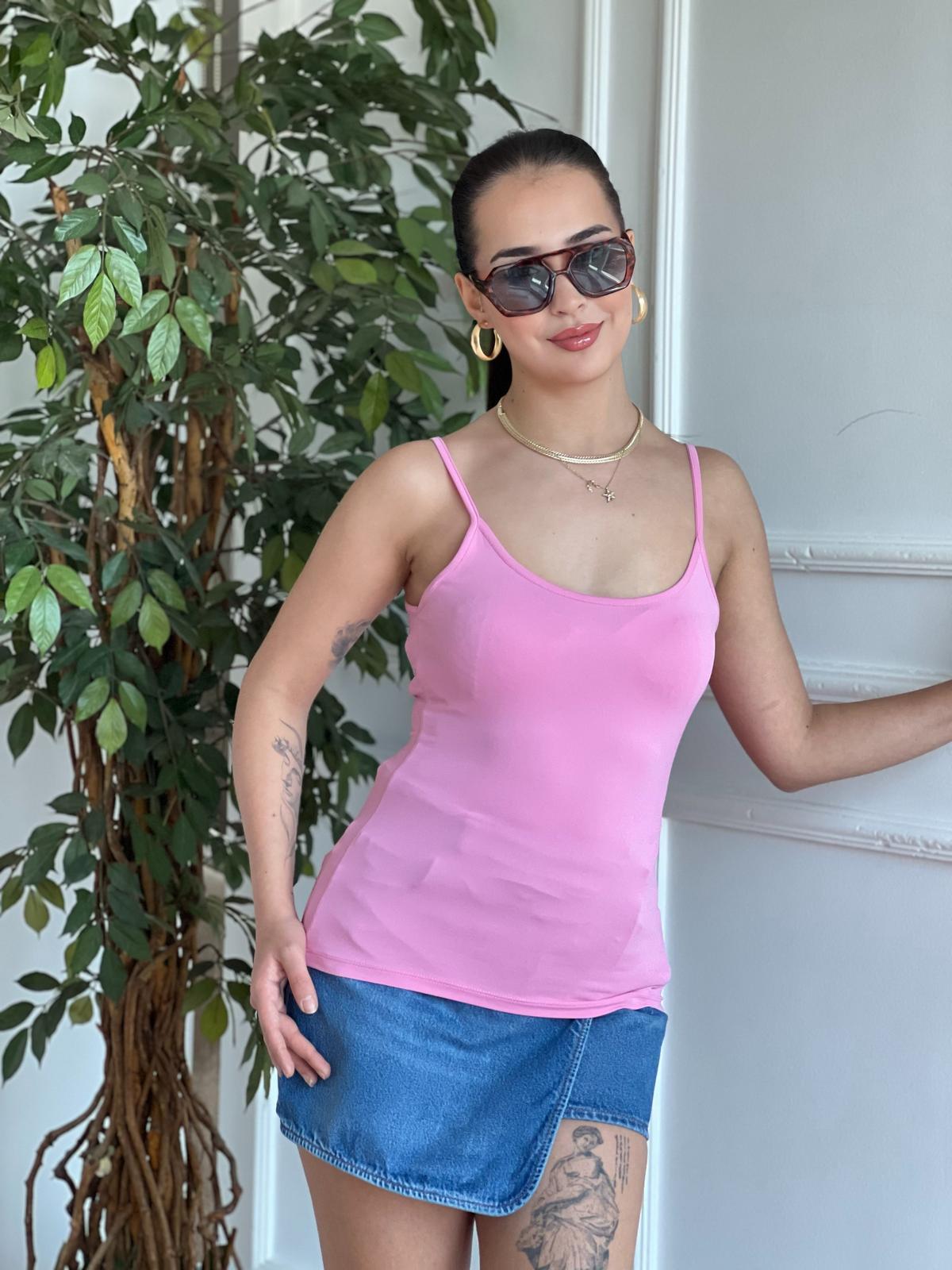 İnce Askılı Atlet 20901 Pembe