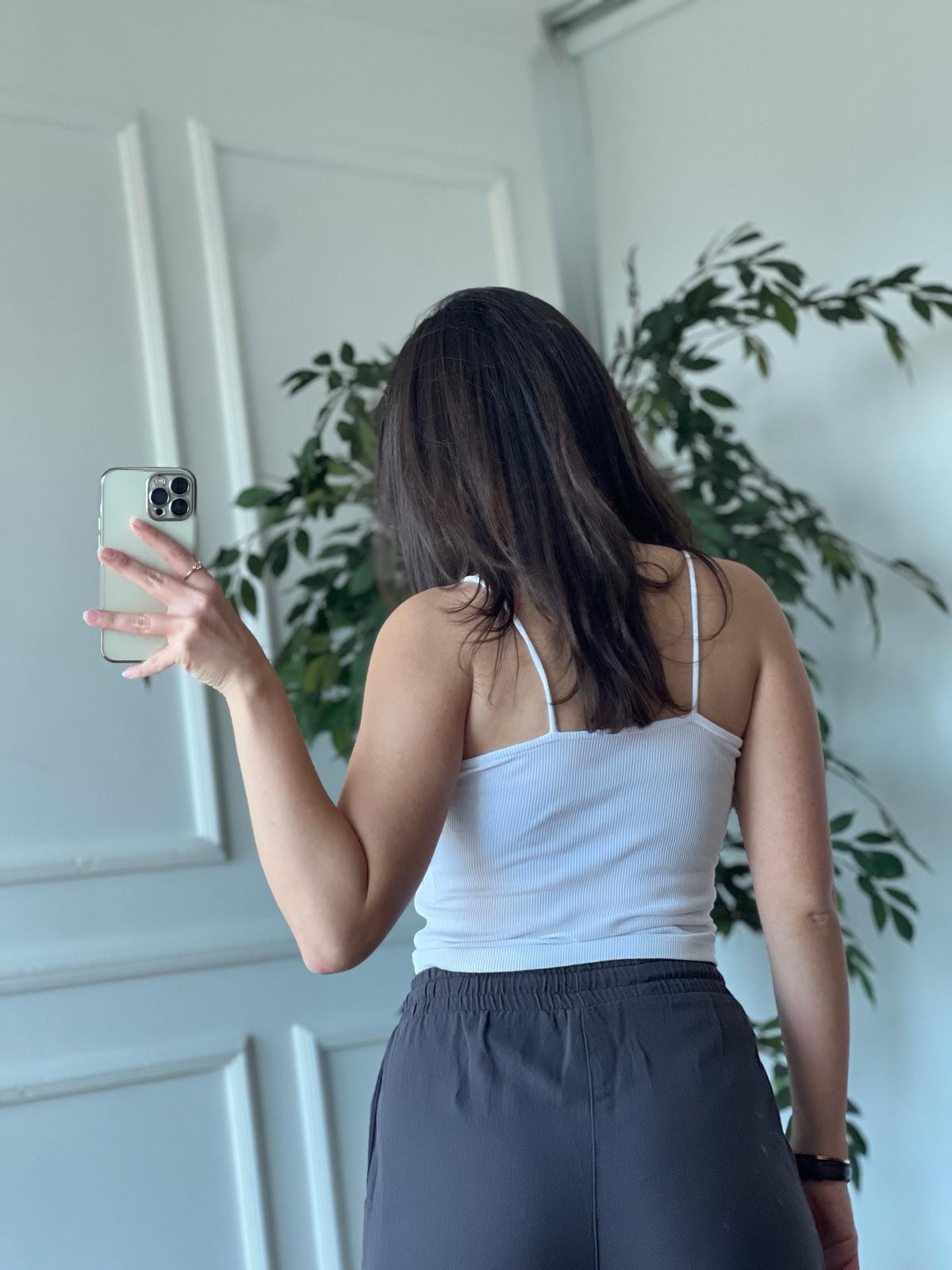 İp Askılı Kaşkorse Atlet 447 Beyaz