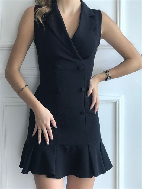 İRONİ 5132-891 Blazer Elbise Siyah