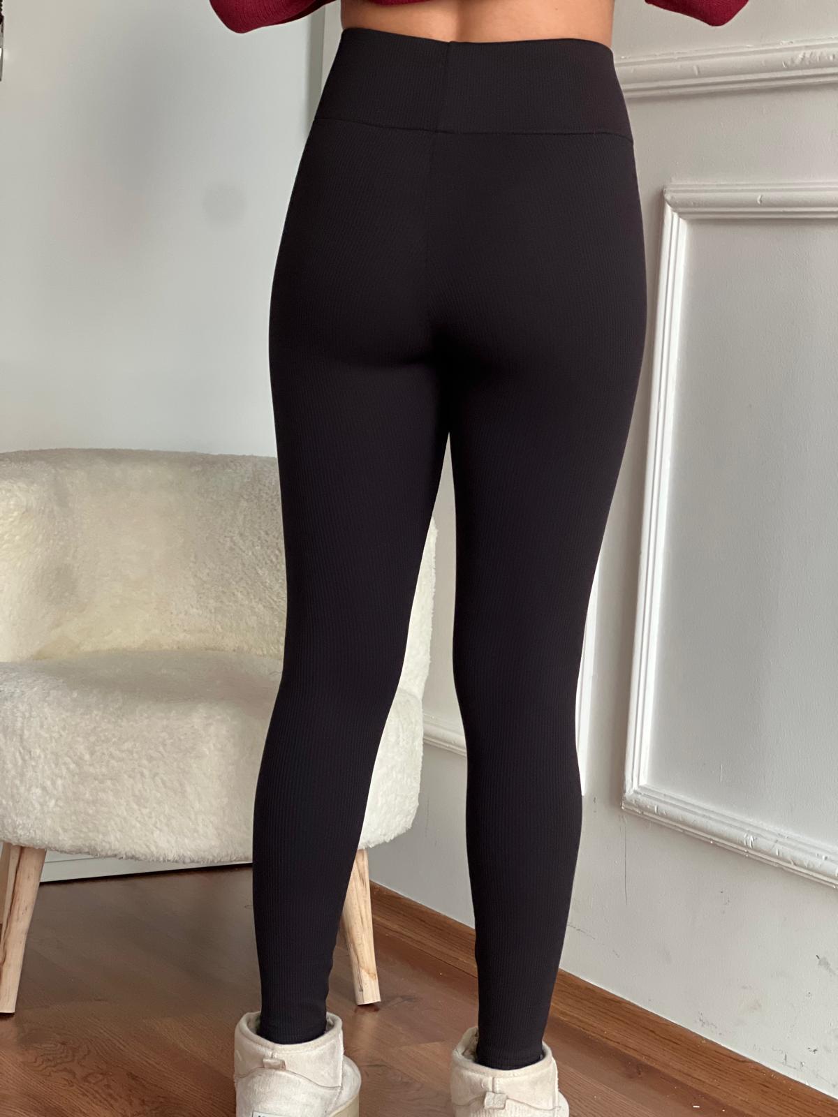 Kalın Kemer Tayt 1413 Siyah