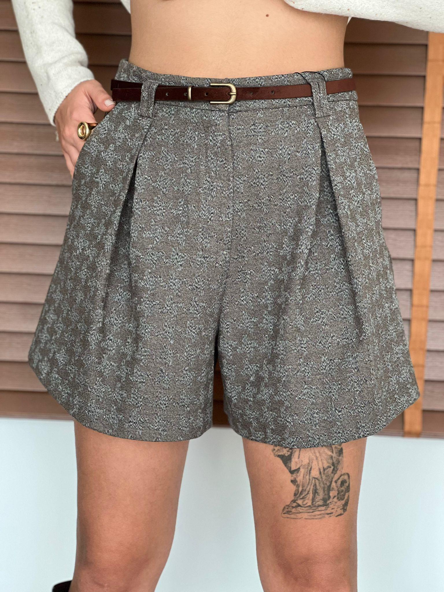 Kemerli Pensli Bermuda 72191 Vizon