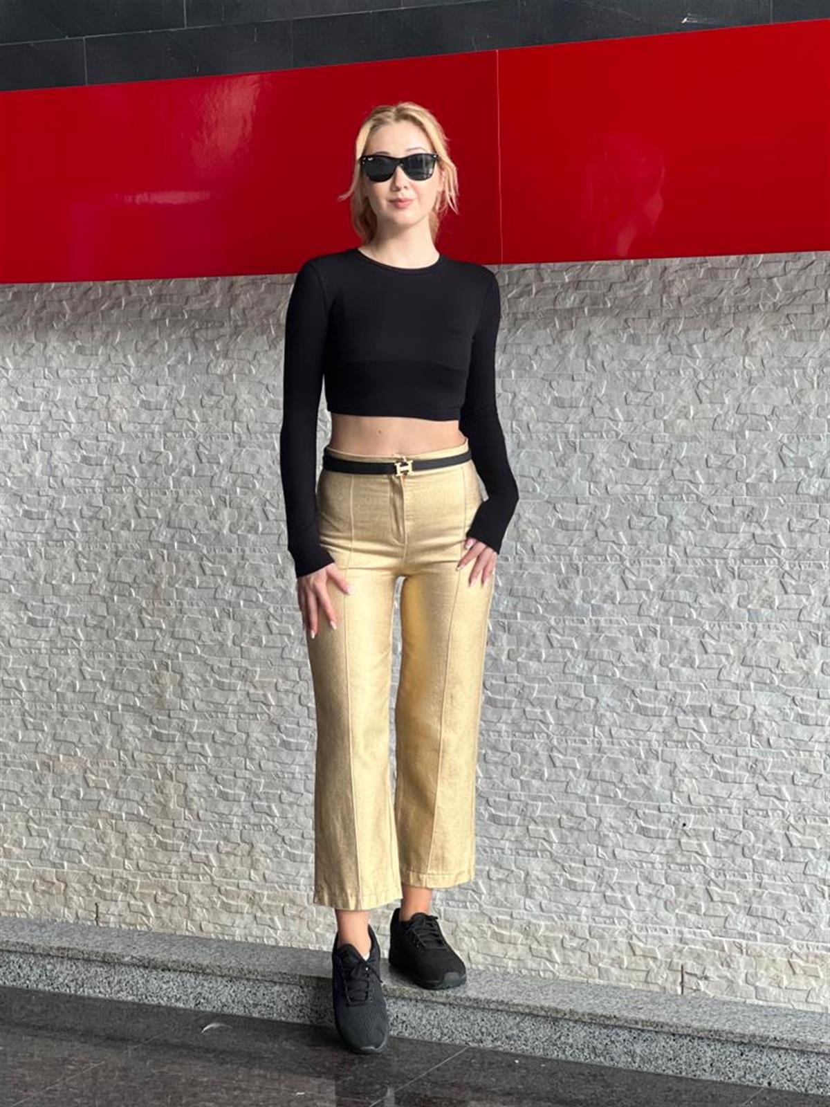 Kısa Bluz 4632 Siyah