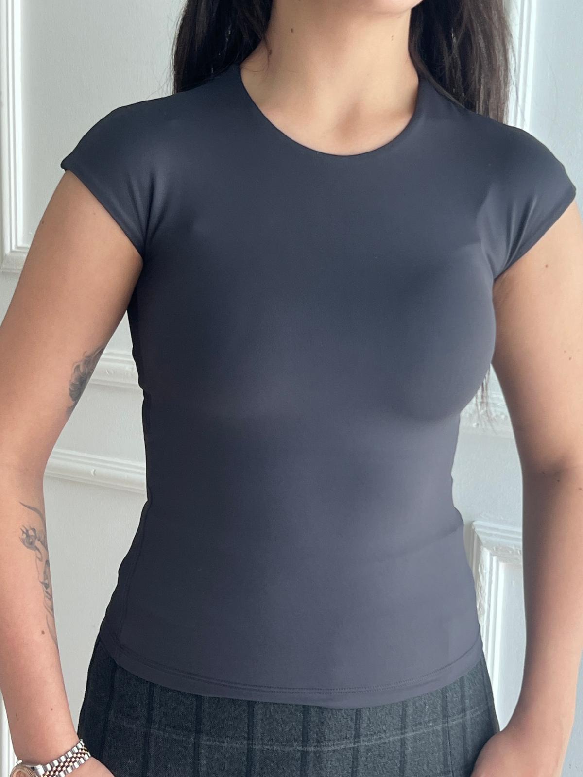 Kısa Kol Tshirt 30856 Antrasit