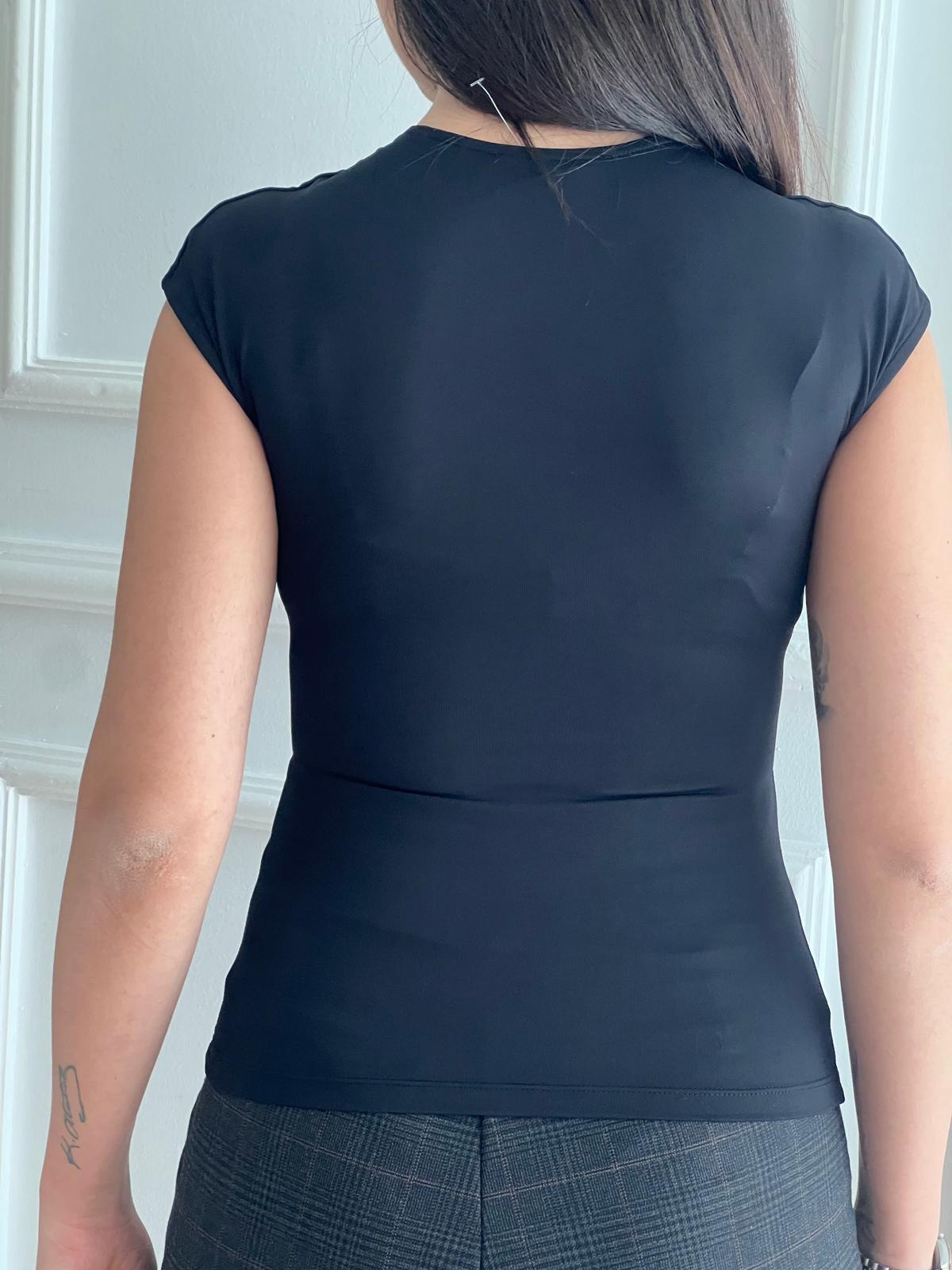 Kısa Kol Tshirt 30856 Siyah