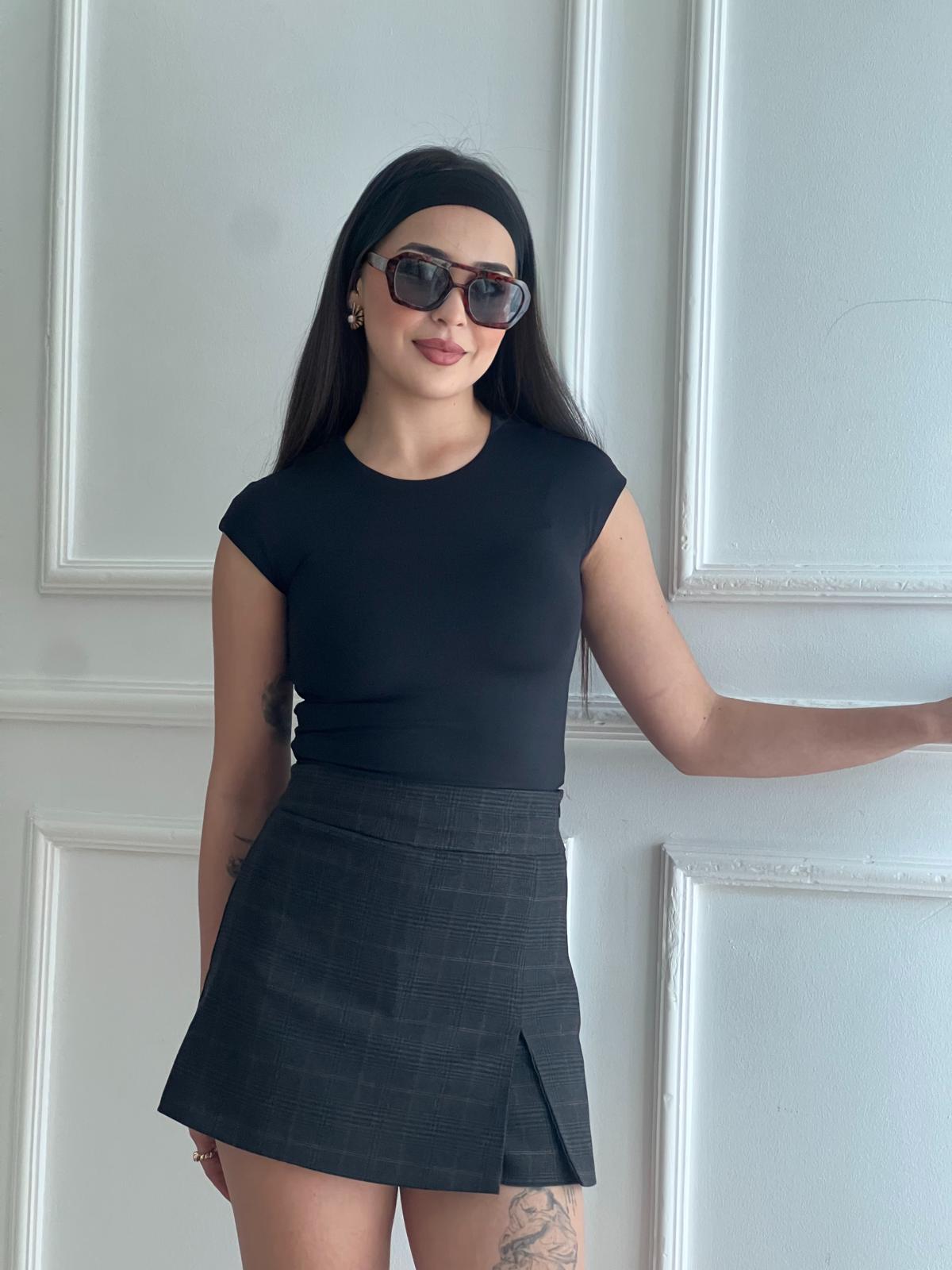 Kısa Kol Tshirt 30856 Siyah