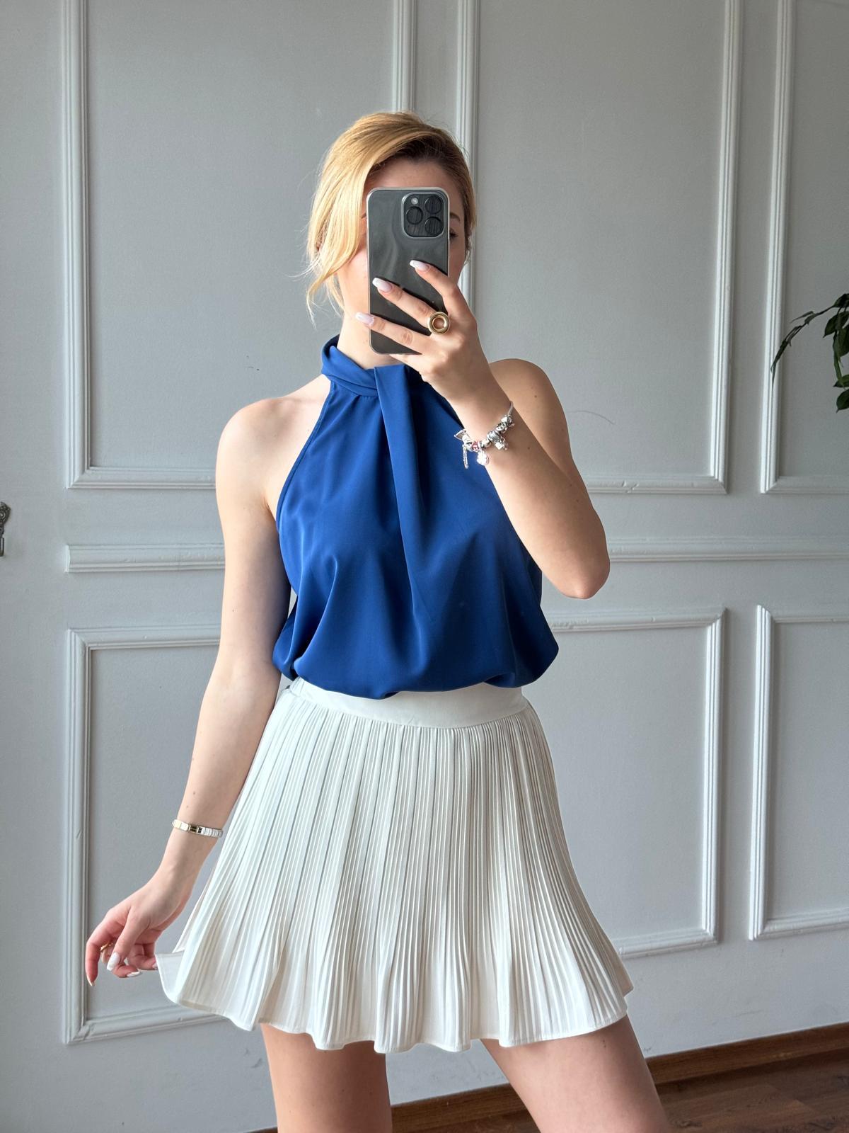 Kolsuz Bluz 3048 İndigo