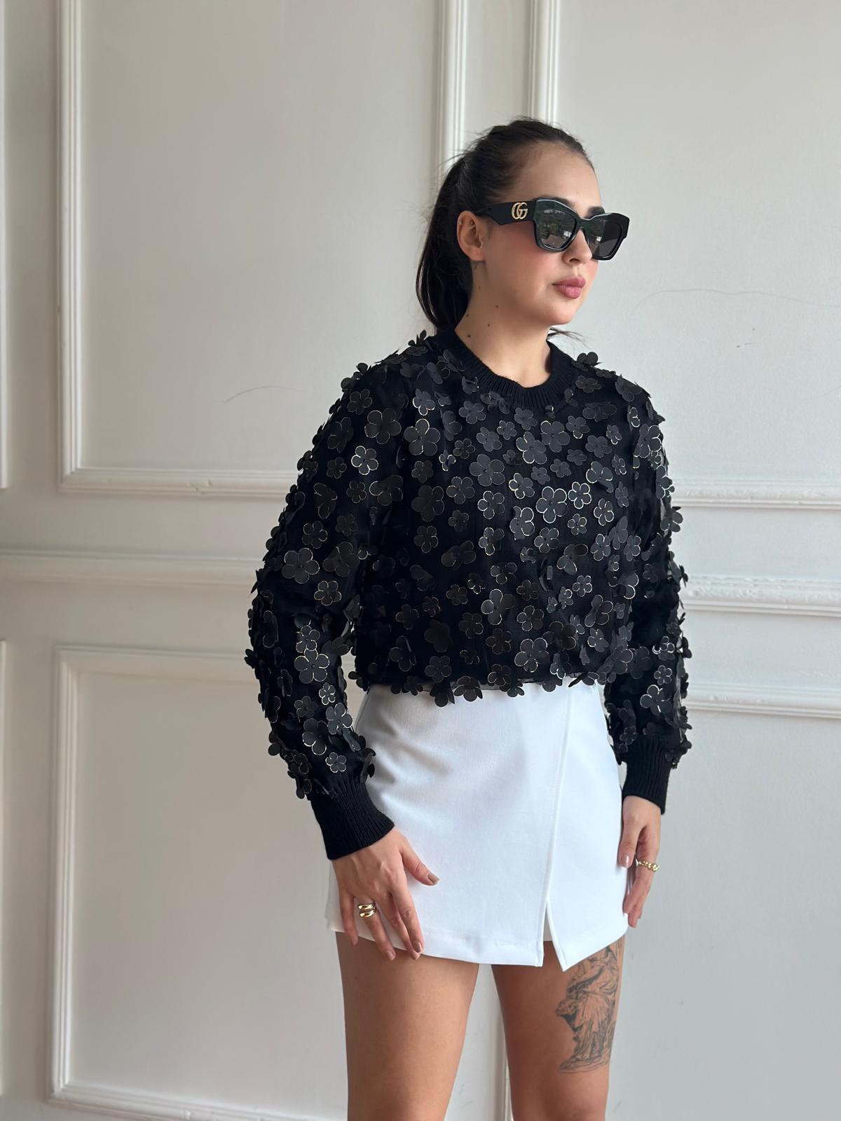 Kumaş Şort 4752 Beyaz