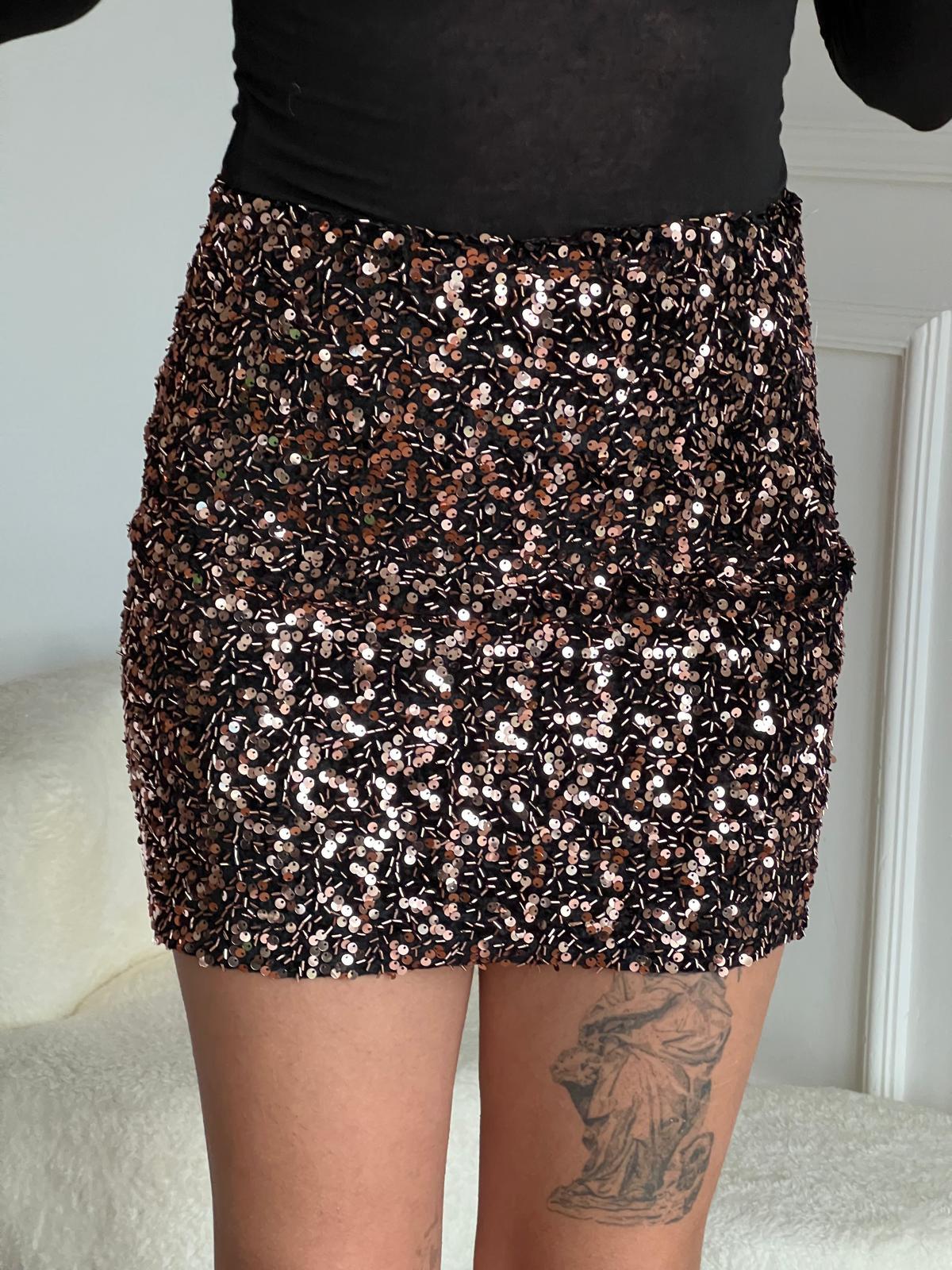 Mini Pul Payet Etek 103014 Bakır