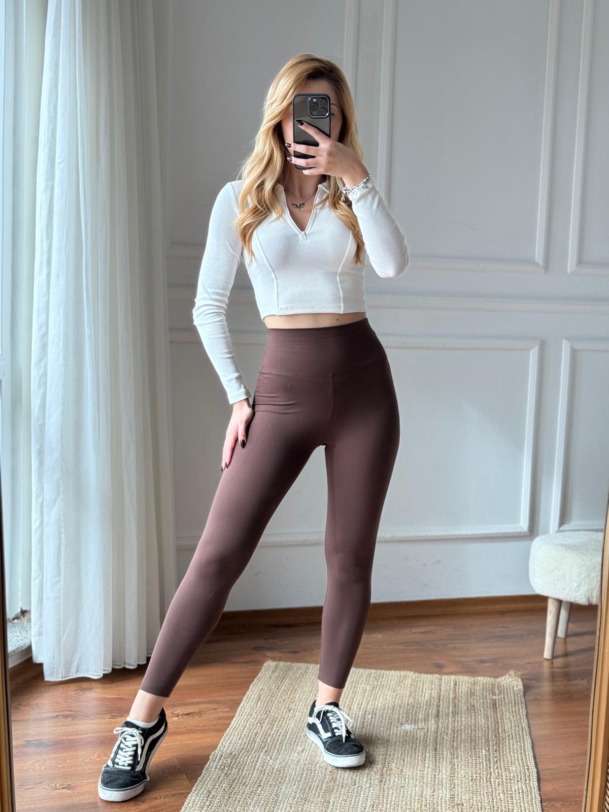 Nanofit Sporcu Tayt 4000 Kahverengi